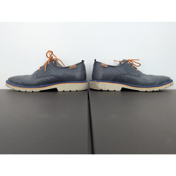 Pikolinos Blue Woven Leather Lace-Up Shoes Men’s 39 Casual Comfort Subtle Accent main image 6